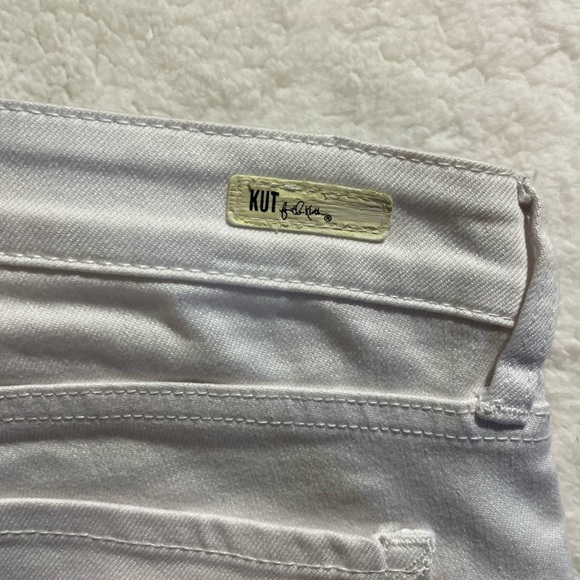 Kut From the Kloth Jeans White Size 6 - Picture 2 of 6
